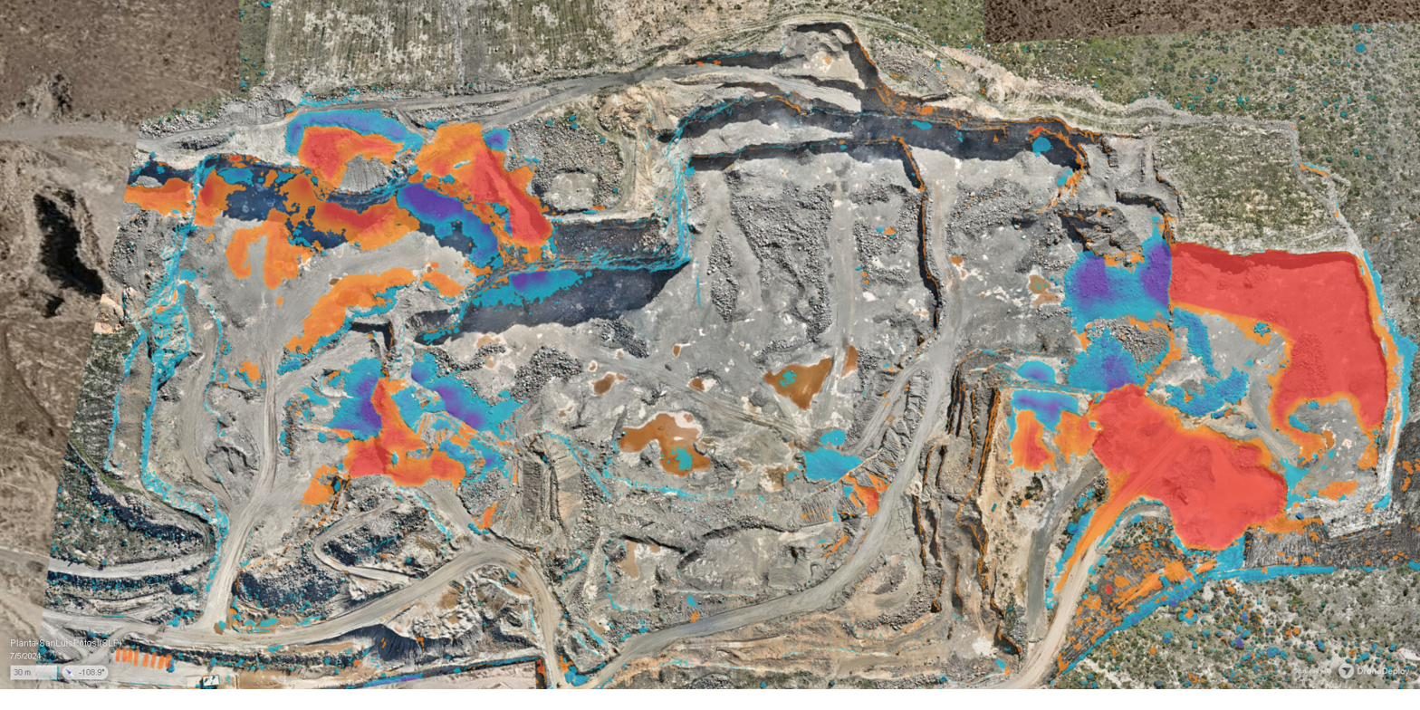 Análisis corte y relleno entre campañas