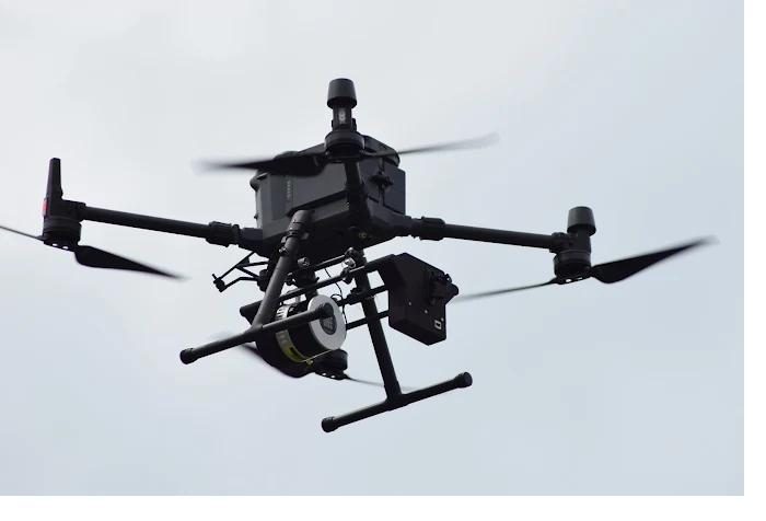 Dron Visio con sensor LiDAR en vuelo